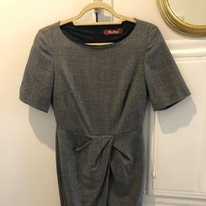 MaxMara Wool Plaid Dress